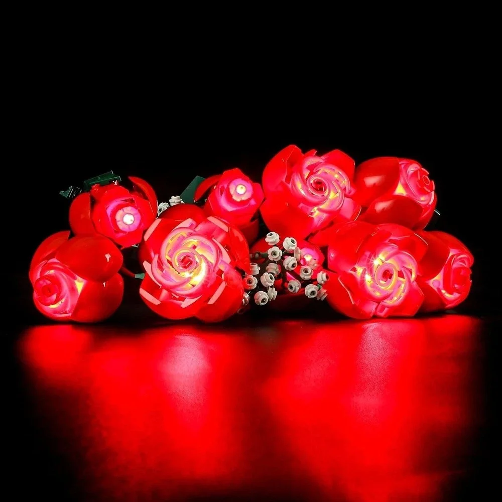 YEABRICKS LED Lighting Kit‎ for LEGO Bouquet of Roses 10328 - No Lego Model